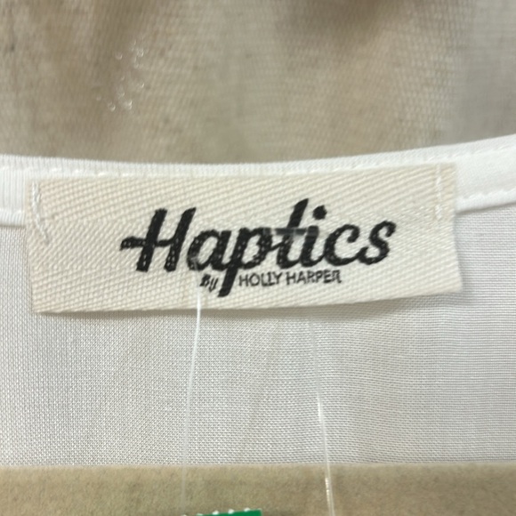 NWT White with Navy Details Kimono - Haptics - Picture 3 of 6